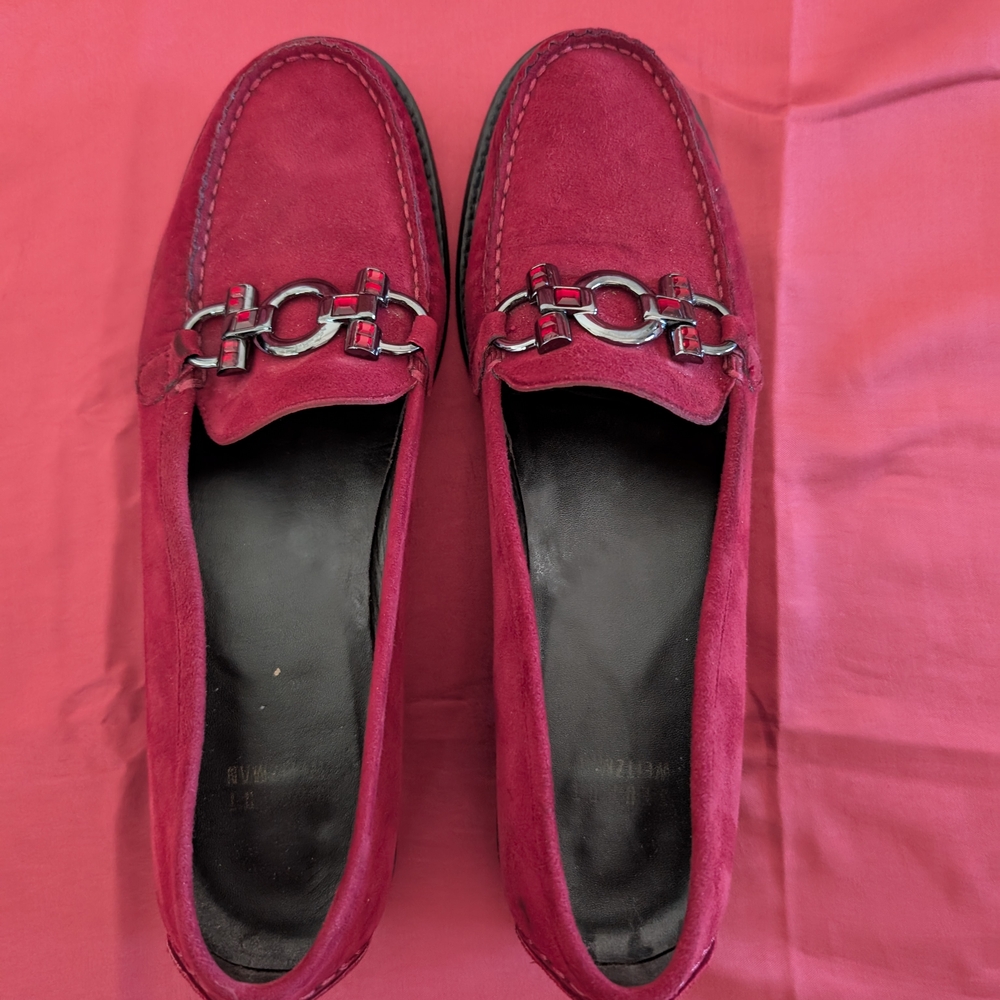 Women's Burgundy Loafers
